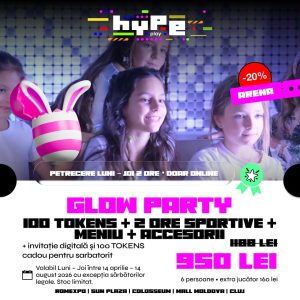 GLOW PARTY - 6 copii